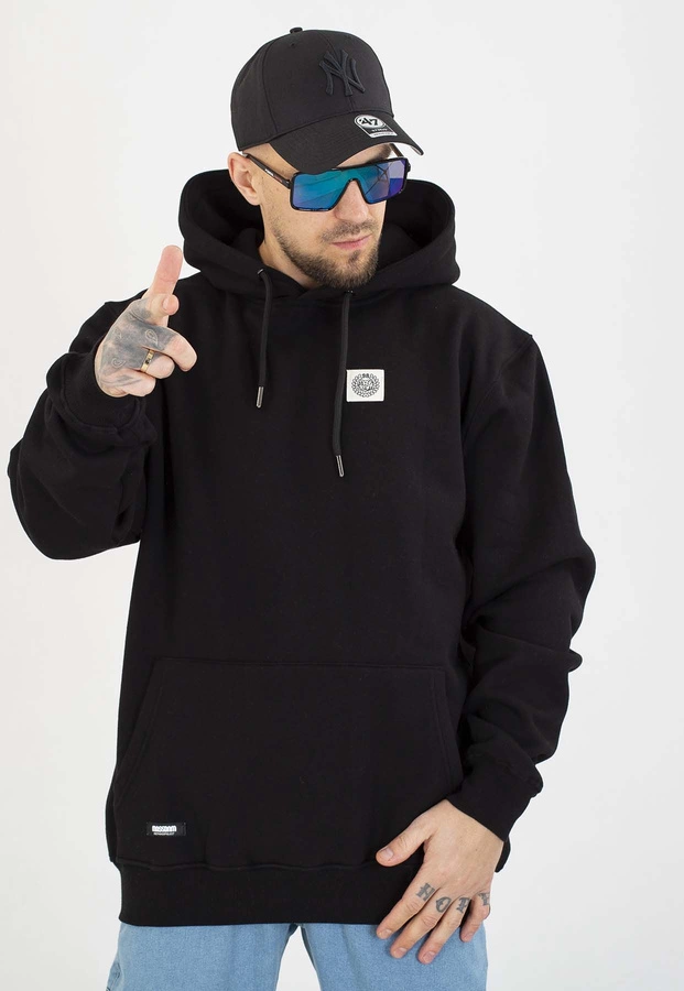 Bluza Mass Z Kapturem Patch czarna