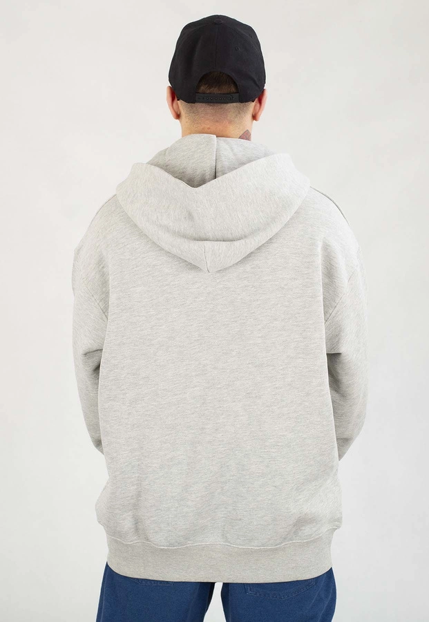 Bluza Prosto Z kapturem ZIP Axel szara