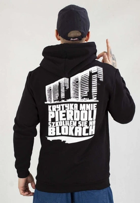 Bluza Chada Z Kapturem Krytyka DS czarna