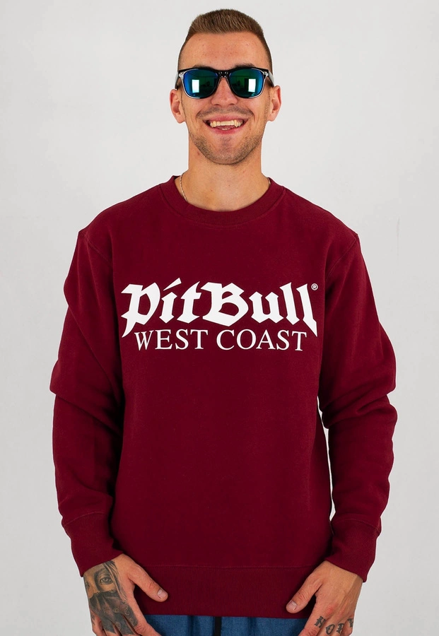 Bluza Pit Bull Old Logo bordowa