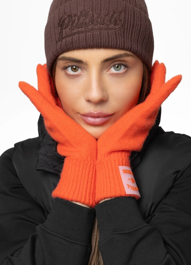 Rękawiczki Pit Bull Love PB Fluo orange