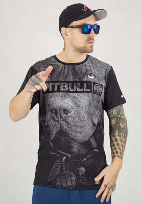 T-shirt Sportowy Pit Bull Mesh Performance Pro plus Born in 1989 czarny
