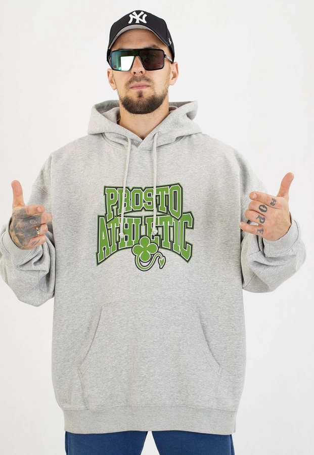 Bluza Prosto Z kapturem Chicago szara