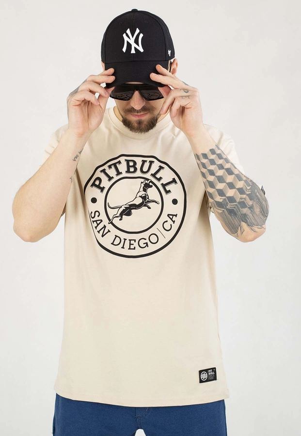 T-shirt Pit Bull San Diego CA 170 ultra light sand