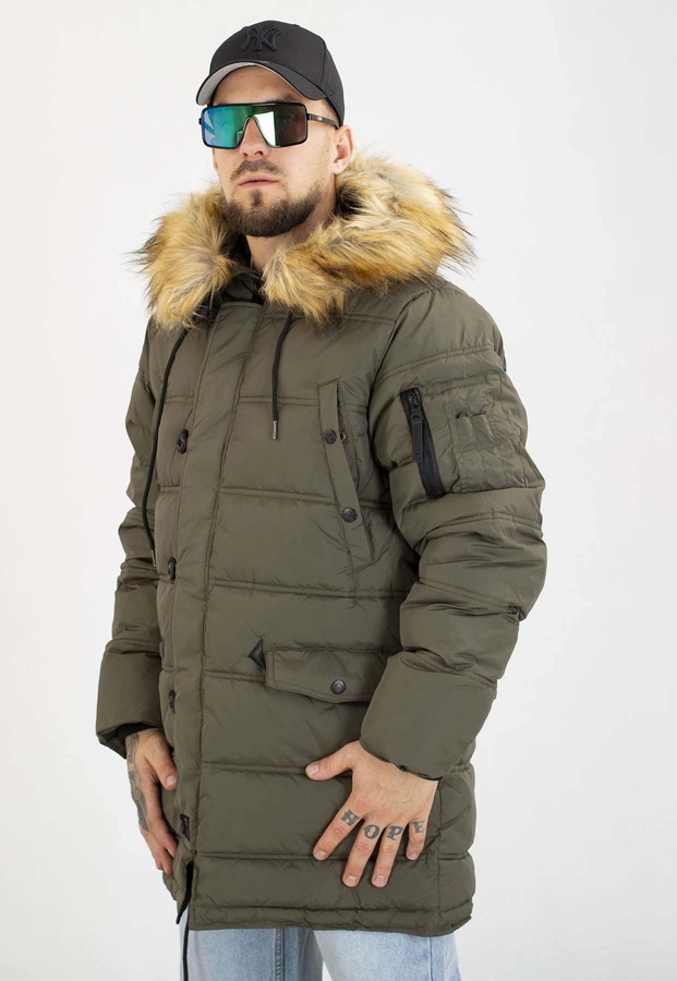 Kurtka Pit Bull Zimowa Parka Kingston II olive
