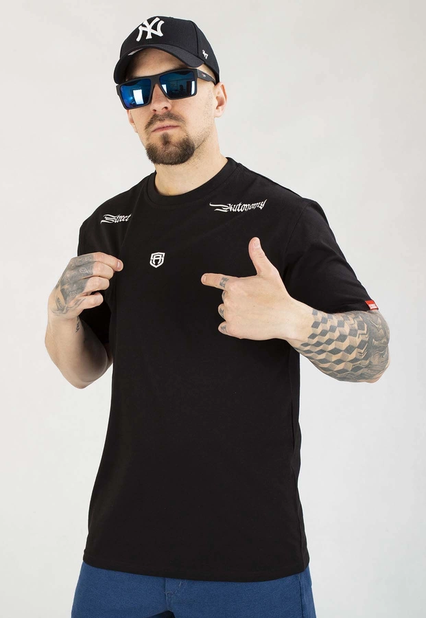 T-shirt Street Autonomy Goden czarny