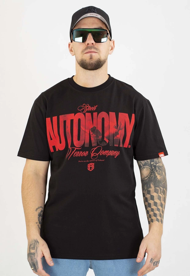 T-shirt Street Autonomy Race czarny