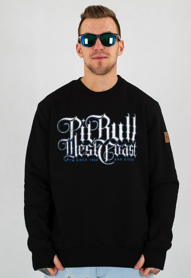 Bluza Pit Bull Skull Dog czarna