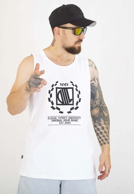 Tank Diil Laur biało czarny