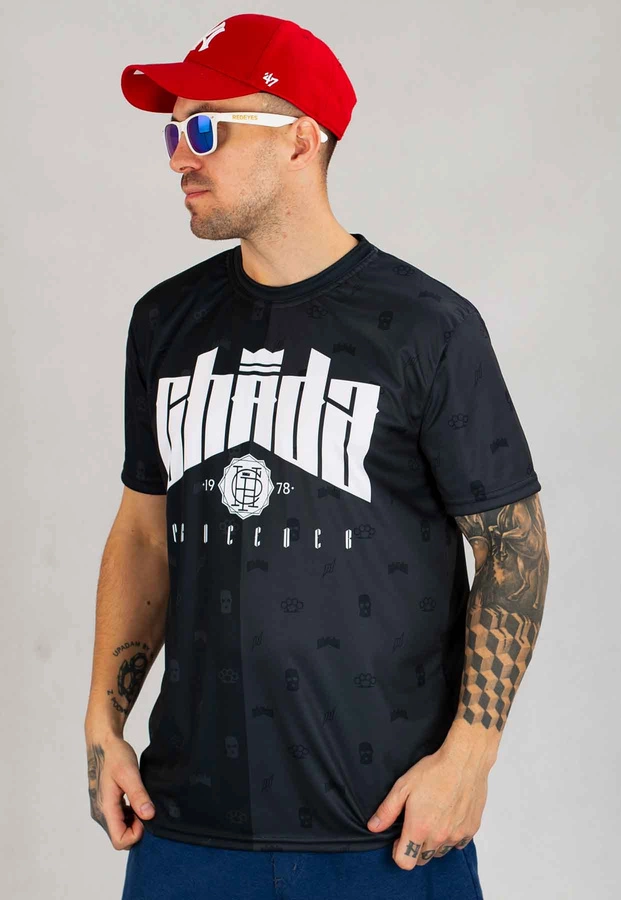 T-shirt Chada Proceder GL Pattern Split czarno grafitowy 