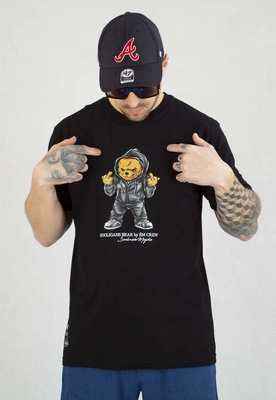 T-shirt Środowisko Miejskie Hooligans Bear czarny