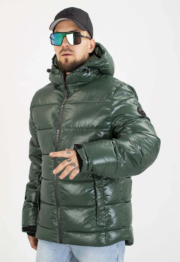 Kurtka Pit Bull Zimowa Pepperwood Ribstop bottle green