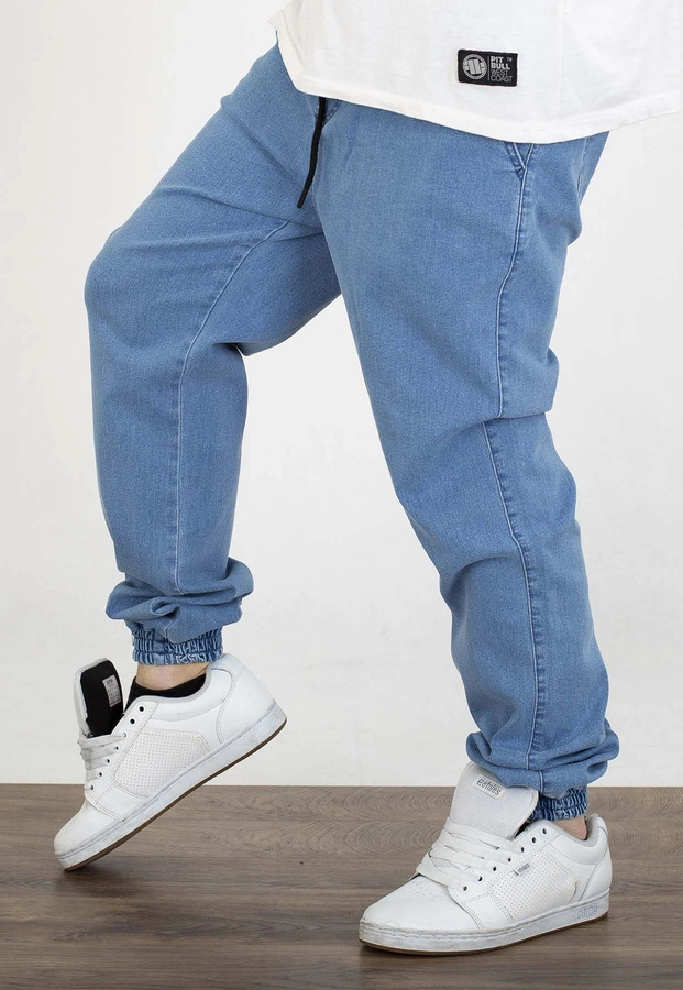 Spodnie Jigga Wear Crown Jogger Jeans sky blue