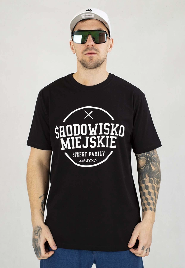 T-shirt Środowisko Miejskie Theme czarno biały