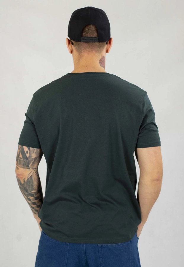 T-shirt Alpha Industries Basic T 2Pack 106524 czarny ciemny zielony