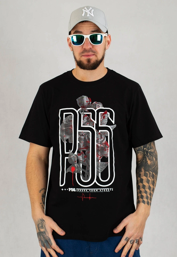 T-shirt Dudek P56 Roses P56 czarny