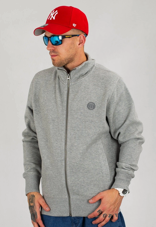 Bluza Pit Bull Premium Pique Sweatjacket Small Logo szara