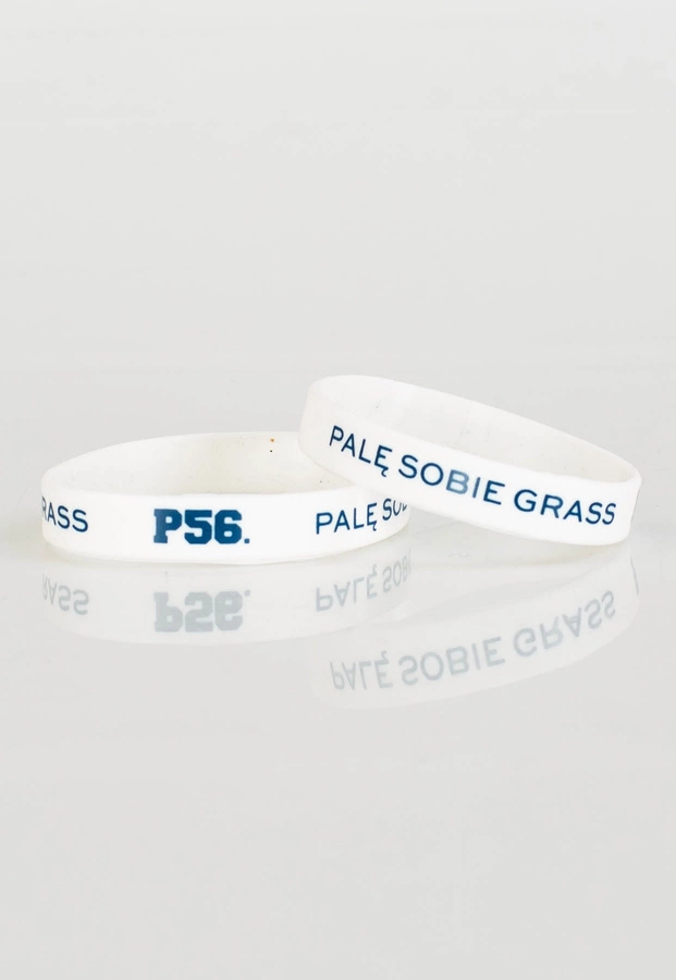 Opaska Dudek P56 Pale Grass biała