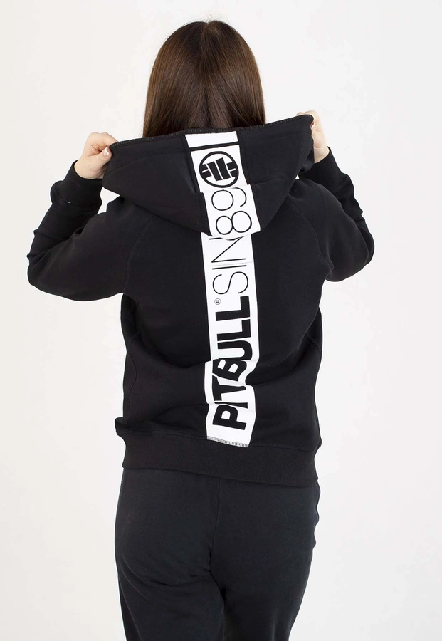 Bluza Pit Bull Z Kapturem Zip Fuchsia black