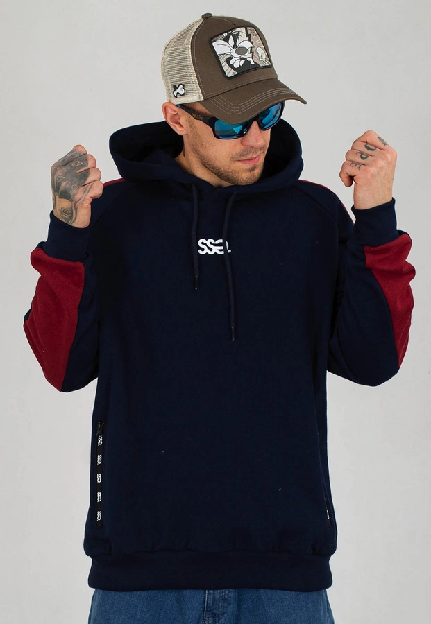 Bluza SSG Premium Multilogo Logo granatowa