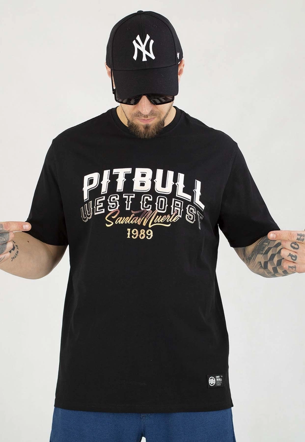 T-shirt Pit Bull Santa Muerte 190 black
