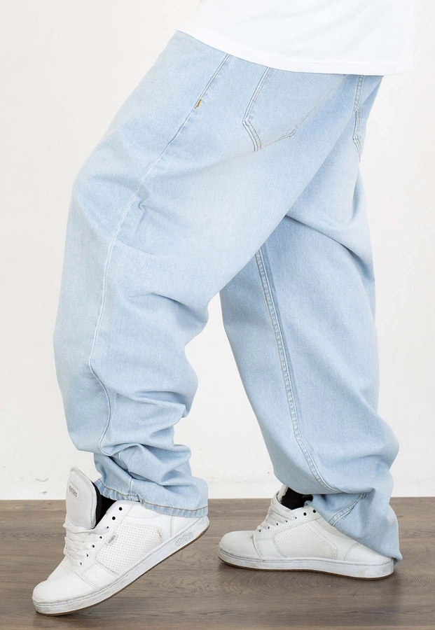 Spodnie Lucky Dice Baggy LD Clothing light blue jeans