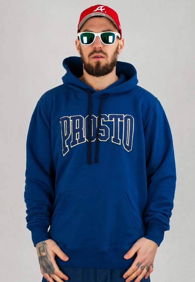 Bluza Prosto Hoodie Clev niebieska