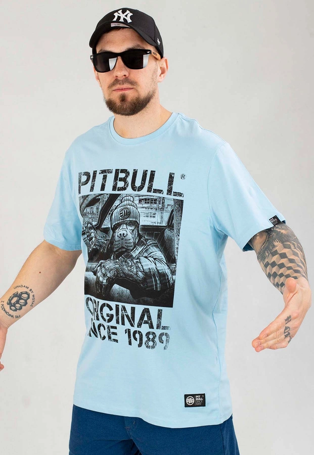 T-shirt Pit Bull 170 Drive jasno niebieski