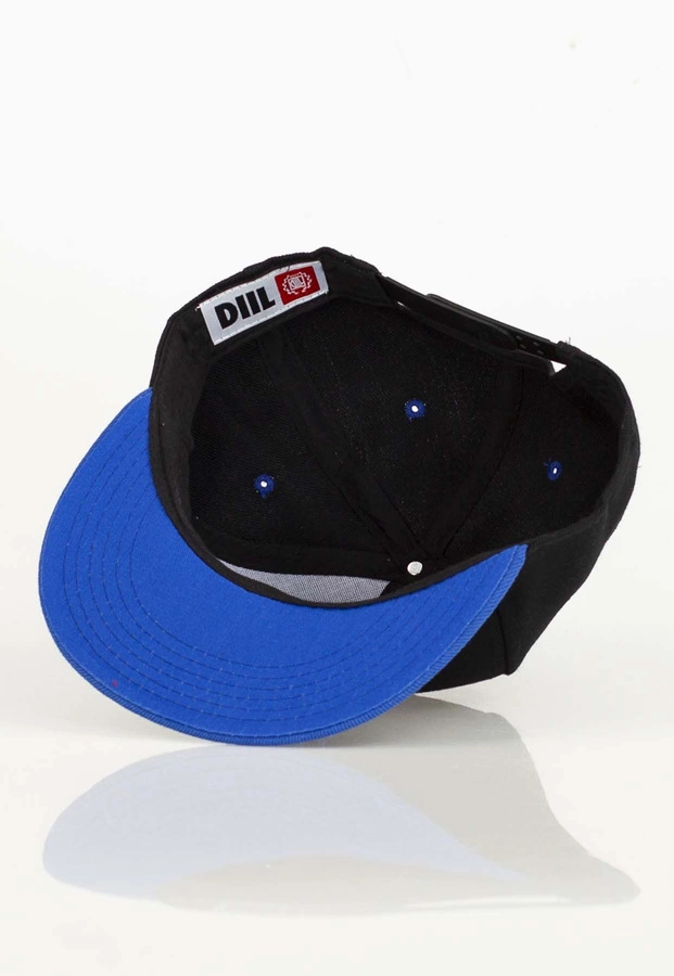 Czapka Snapback Diil Laur czarno niebieska