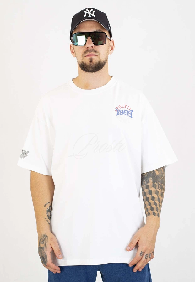 T-shirt Prosto Oversize Football Fan biały