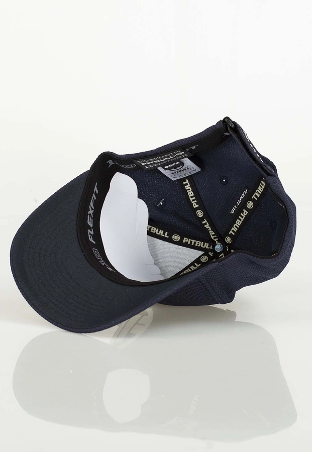 Czapka Snapback Pit Bull Hybrid Logo granatowa