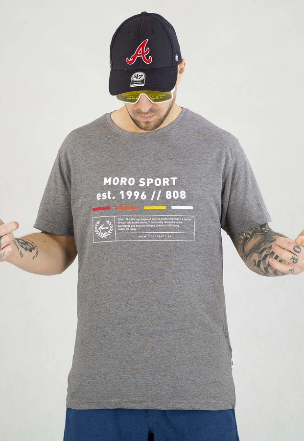 T-shirt Moro Sport Moro Moro Legend szary