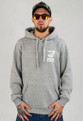 Bluza Grube Lolo Dymek Haft szaro biała