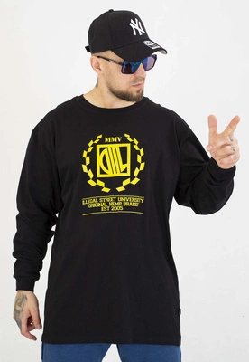 Longsleeve Diil Laur czarno żółty