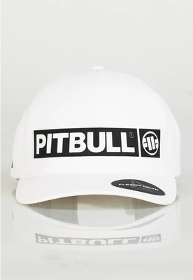 Czapka Snapback Pit Bull Stretch Hilltop Fitted biała