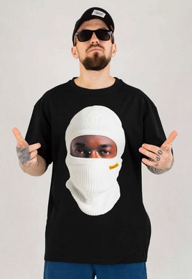 T-shirt Forgotten Faces White Balaklava czarny