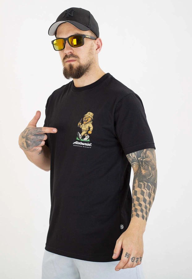 T-shirt Środowisko Miejskie Alcobear czarny