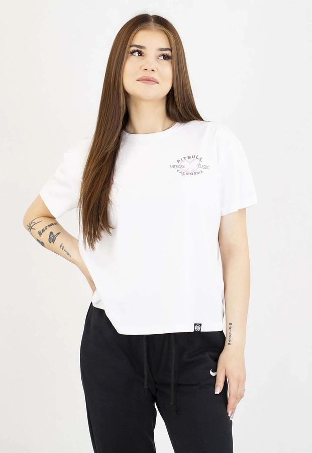 T-Shirt Pit Bull Oversize Heart 170 white