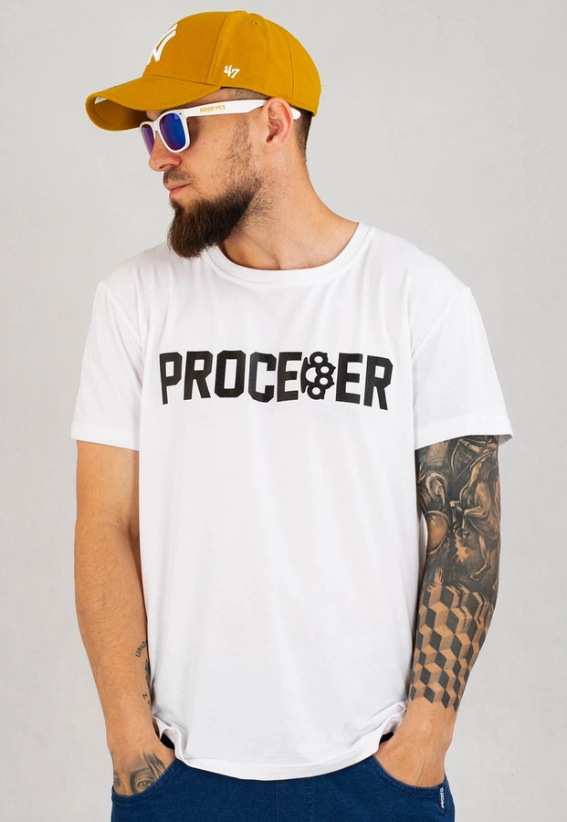 T-shirt Chada Kastet biały