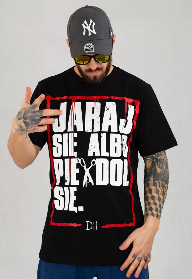 T-shirt Demonologia Jaraj Się czarny