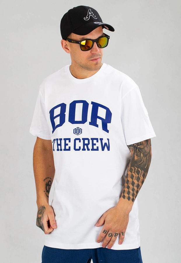 T-shirt B.O.R. Biuro Ochrony Rapu The Crew biały