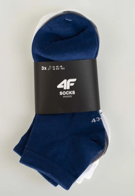 Skiety 4F M277 3Pak multicolor 5 niebieskie szare białe