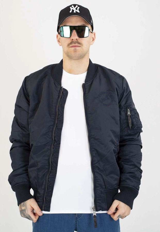 Kurtka Pit Bull Przejściowa Hacket Washed dark navy