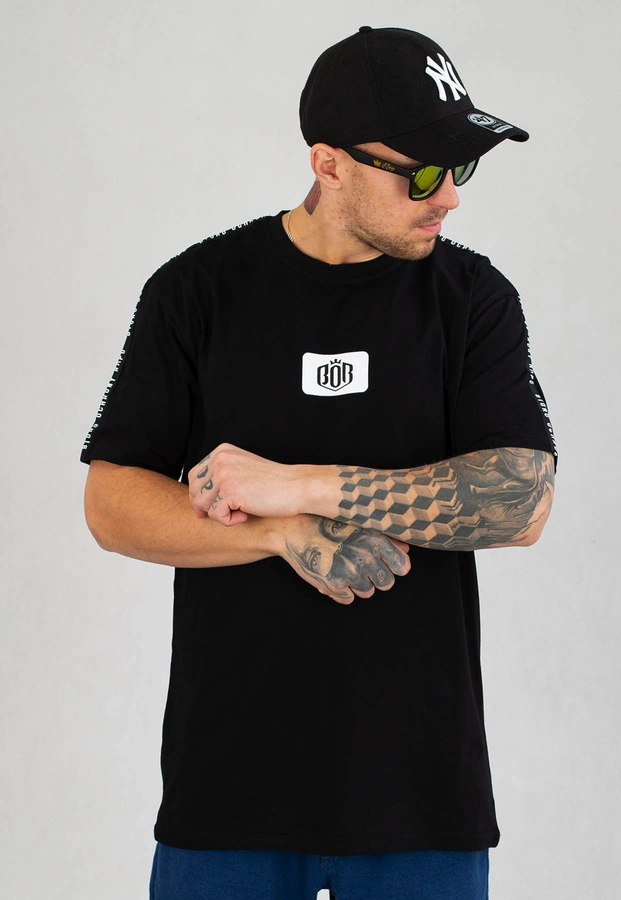 T-shirt B.O.R. Biuro Ochrony Rapu Premium Lampas czarny