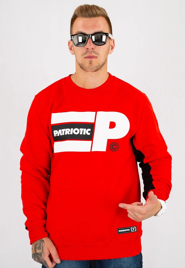Bluza Patriotic P Big Flag czerwono czarna