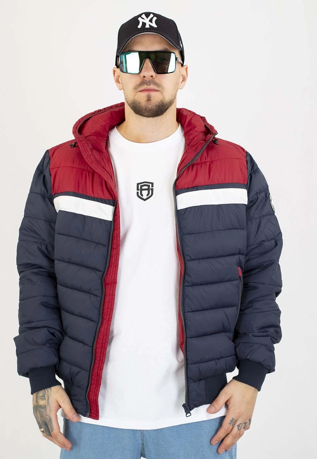 Kurtka Pit Bull Zimowa Rubio dark navy red
