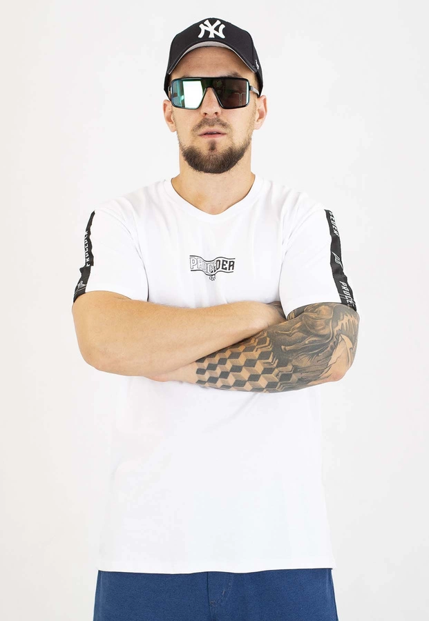 T-shirt Chada Proceder Cut Tape biały