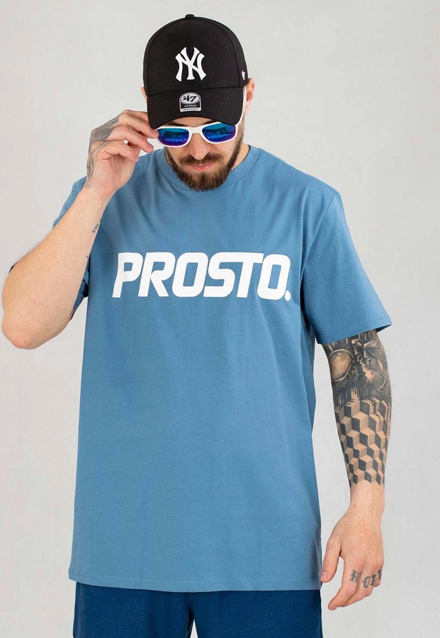 T-shirt Prosto Biglog niebieski