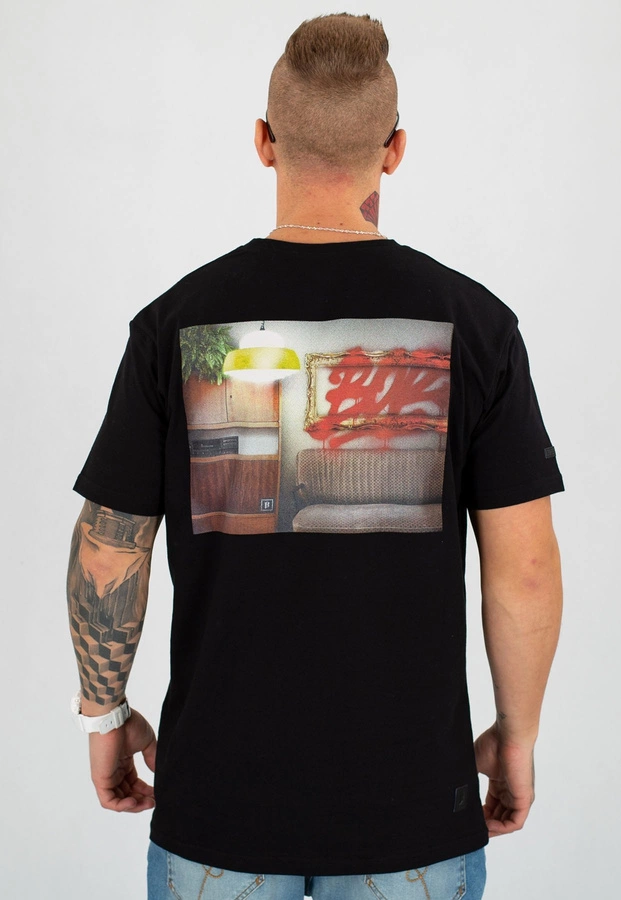 T-shirt B.O.R. Biuro Ochrony Rapu PRL czarny