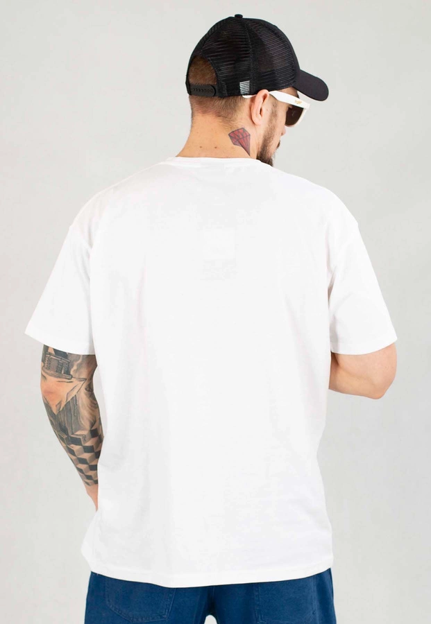 T-shirt Patriotic College Basic biały